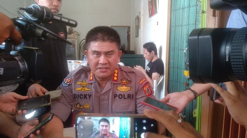Kabid Humas Polda Sulsel, Kombes Pol Dicky Sondani, di Makassar, Sulawesi Selatan, Jumat, 8 November 2019. Medcom.id/Muhammad Syawaluddin