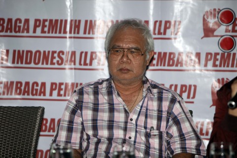Mantan Kepala Badan Intelijen Strategis TNI Laksda (Purn) Soleman B Ponto - MI/Rommy Pujianto