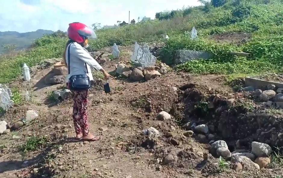 Kondisi Makam di Pemakaman Khusus Covid-19 di Parepare. (Foto:Istimewa)