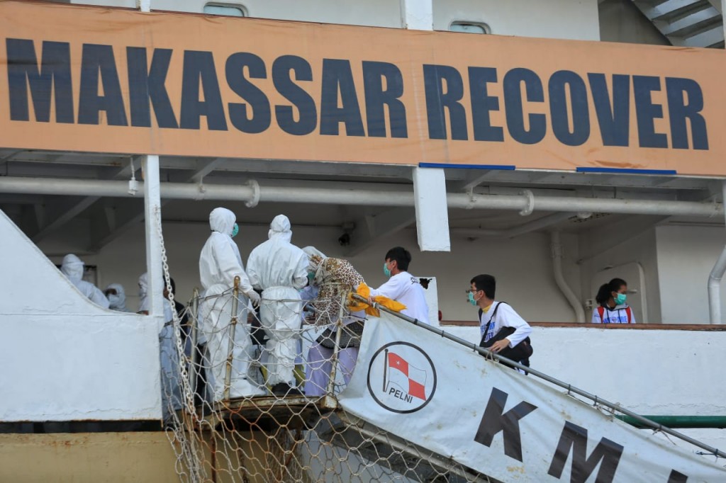 Mulai Beroperasi, Ratusan Pasien Covid-19 di Makassar Jalani Isolasi Apung