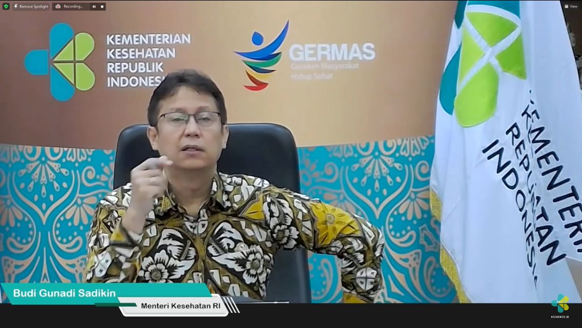 Menteri Kesehatan Budi Gunadi Sadikin