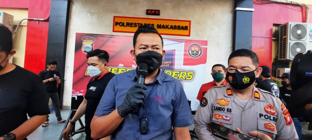 Kasat Reskrim Polrestabes Makassar, Kompol Jamal Fathur Rakhman, di Makassar, Sulawesi Selatan. Muhammad Syawaluddin/Medcom.id.