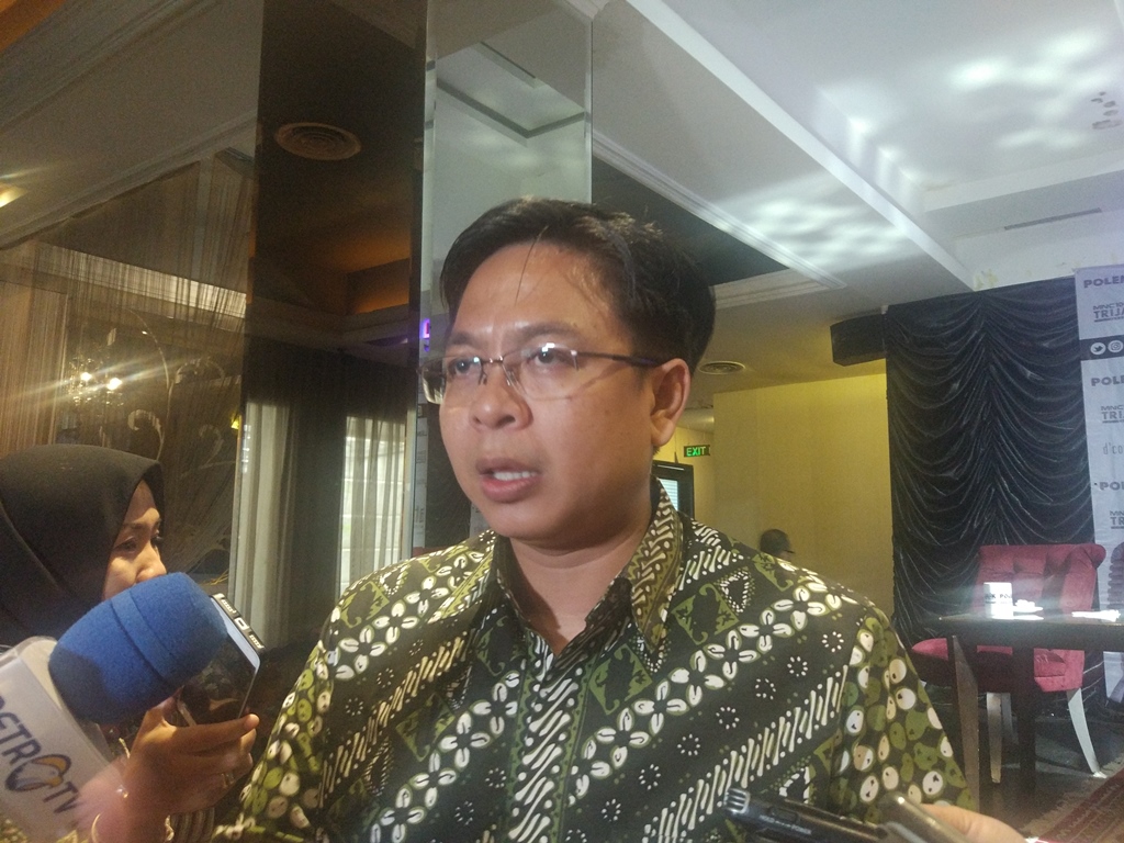 Direktur Eksekutif Indikator Politik Indonesia Burhanuddin Muhtadi. Medcom.id/Annisa Ayu
