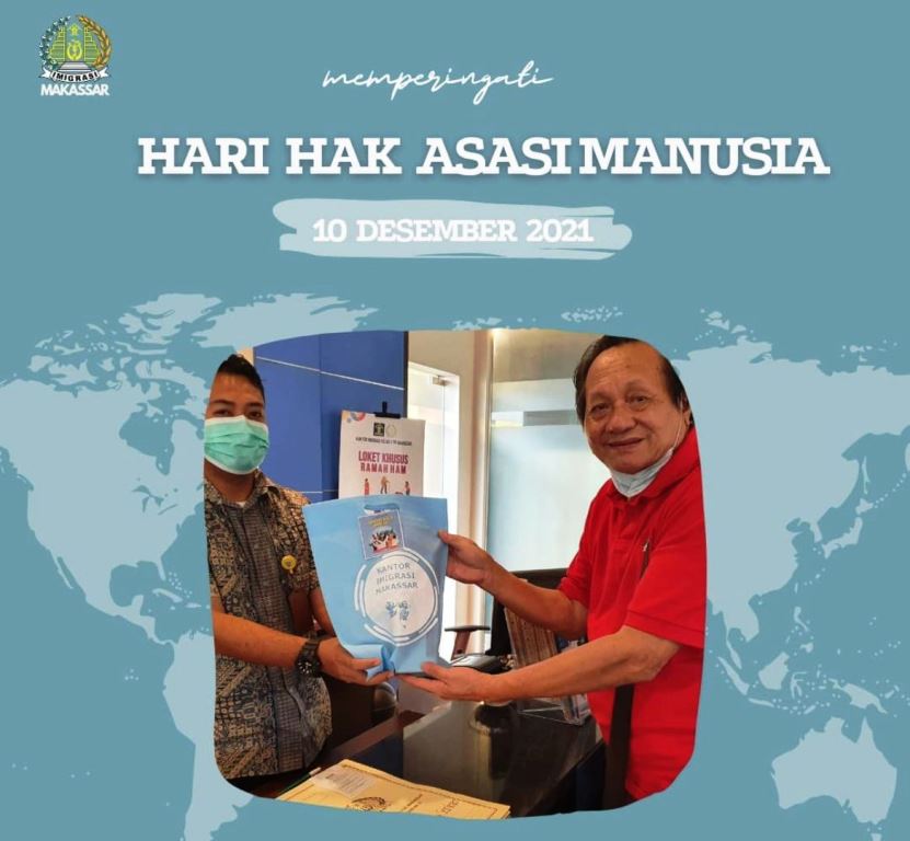 Kantor Imigrasi Kelas I TPI Makassar memberikan kemudahan layanan Ramah HAM (Foto:Dok)