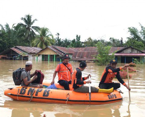 Ilustrasi banjir. Foto: Medcom.id/Dok. BNPB