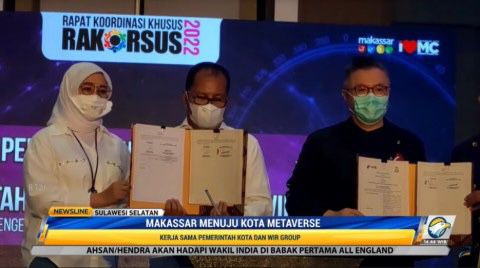 Program besar Metaverse yang diusung Pemkot Kota Makassar bakal dimulai dari proyek-poryek kecil. Foto: Medcom.id/Dok. Metro TV