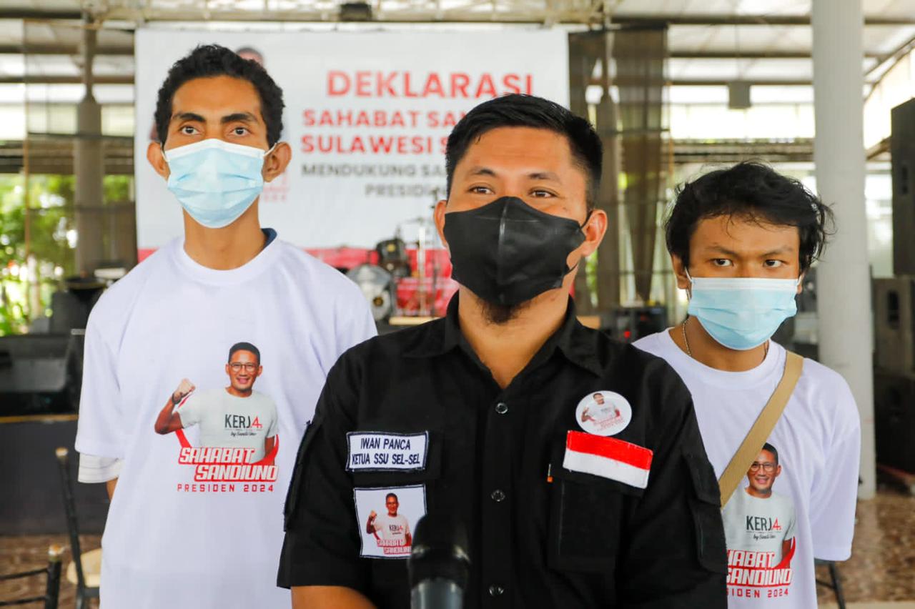 oordinator Wilayah Sahabat Sandiuno Sulawesi Selatan, Iwan Panca. Foto: Media Indonesia/Dok. ist