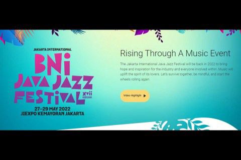 Laman situs Java Jazz Festival yang menampilkan agenda festival tahun ini. Foto: Medcom.id/javajazzfestival.com