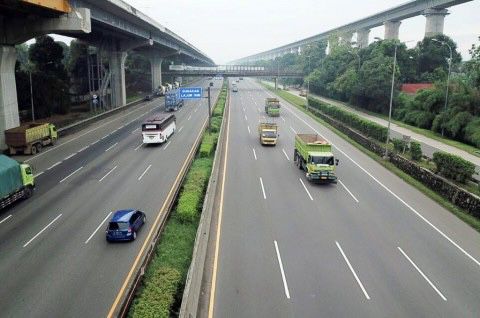 Jalan tol Jakarta - Cikampek. Jasa Marga. Foto: Medcom.id