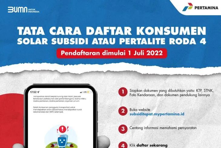 Dibuka 1 Juli, Ini Cara Daftar MyPertamina Untuk Beli Solar Dan Pertalite