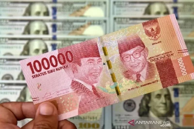 Ilustrasi: Rupiah di atas hamparan dolar (ANTARA FOTO)