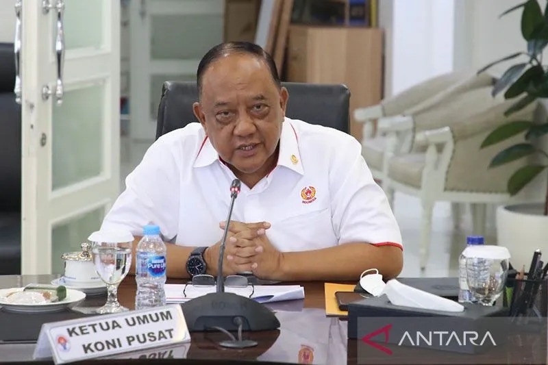 Ketua Umum Komite Olahraga Nasional Indonesia (KONI) Pusat Marciano Norman. ANTARA/HO-Kemenpora RI/