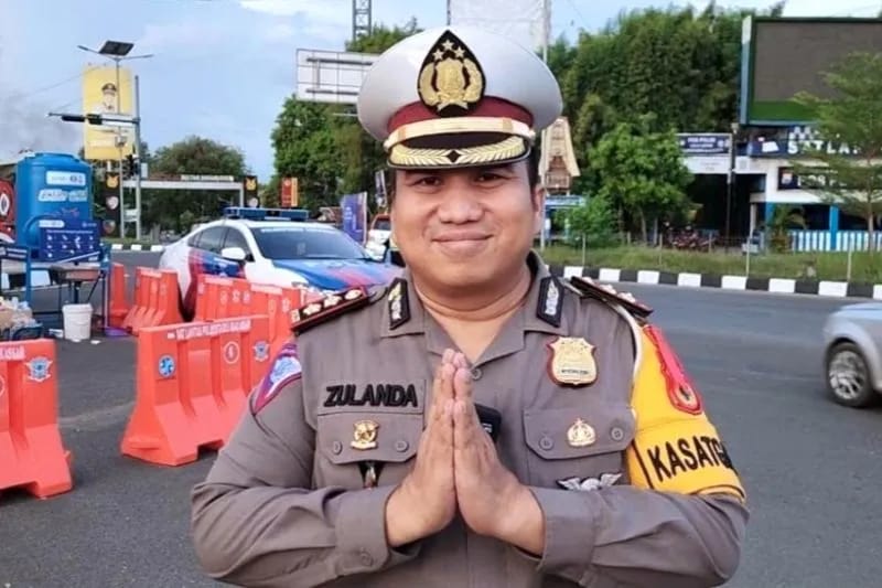 Kepala Satuan (Kasat) Lalu lintas Polrestabed Makassar, AKBP Zulanda. ANTARA/HO/Dokumentasi Satlantas Makassar.