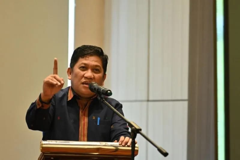 Kepala Dinas Komunikasi, Informatika, Statistik, dan persandian (Diskominfo-SP) Provinsi Sulawesi Selatan Amson Padolo.ANTARA/ HO 