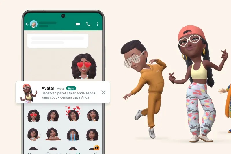 Whatsapp Hadirkan Fitur Avatar untuk Memudahkan Pengguna Ekspresikan Diri