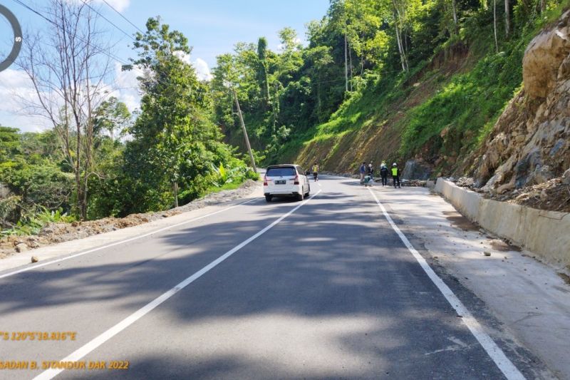 Ruas Jalan Rantepao-Sa'dan Batusitanduk Rampung