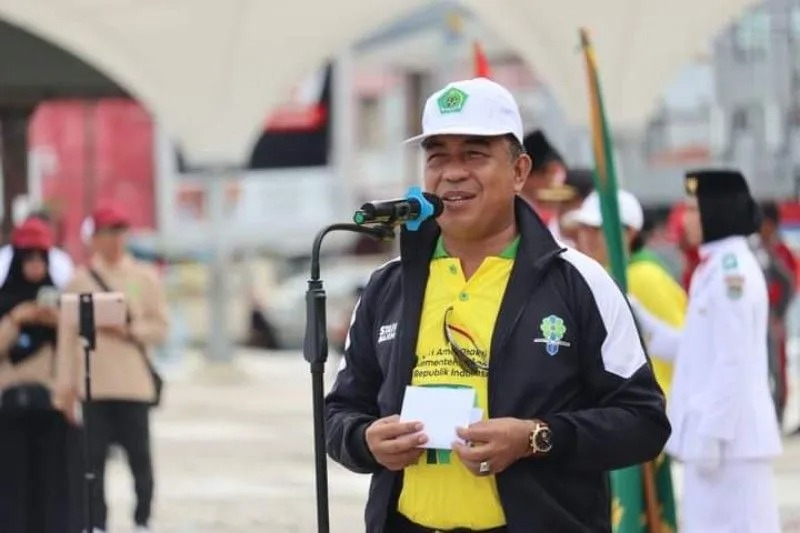 Kepala Kanwil Kementerian Agama (Kemenag) Provinsi Sulawesi Barat (Sulbar), Syafruddin Baderung di Mamuju, Senin (09/1/2022). ANTARA/M Faisal Hanapi