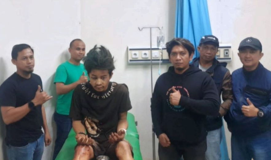 Terpidana Andi bin Baso Jarre usai menjalani perawatan setelah ditangkap tim kepolisian di Rumah Sakit Bayangkara, Makassar, Sulawesi Selatan.Foto:  Antara/HO-Dokumentasi Rutan Makassar.