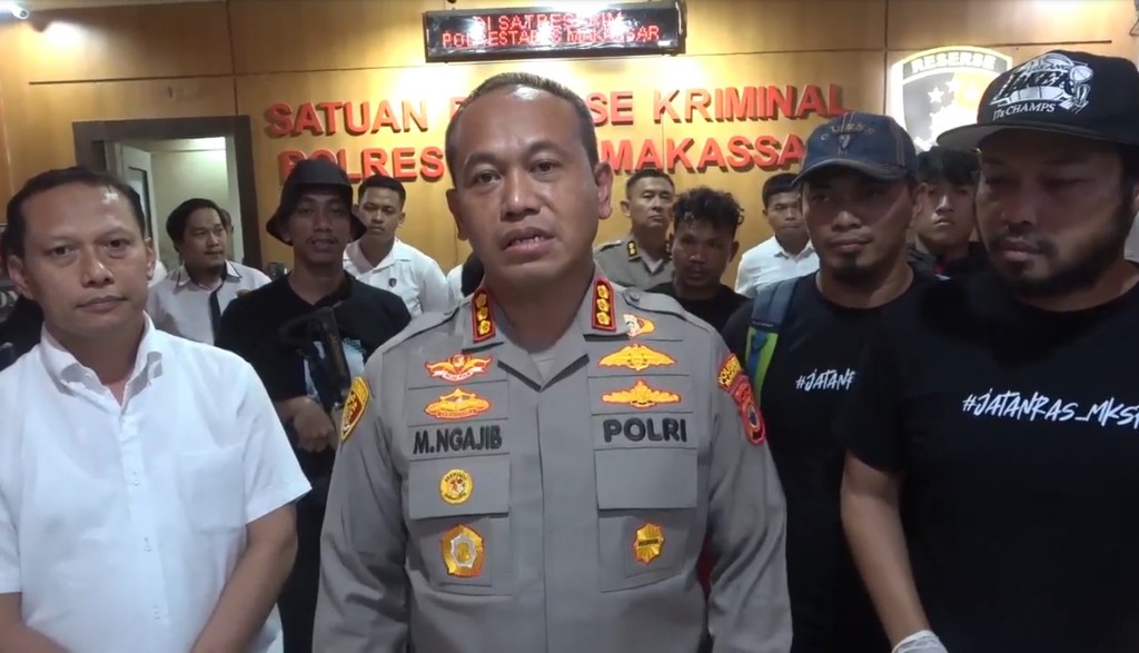 Kapolrestabes Makassar, Kombes Pol Mokhammad Ngajib, saat diwawancarai, di Kota Makassar, Sulawesi Selatan, Rabu, 5 Juli 2023.