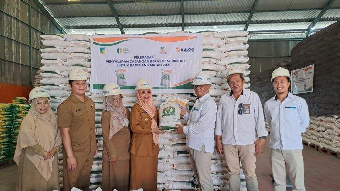Pemerintah Kota Palu kembali mendapatkan bantuan pangan sebanyak 195,250 kg beras.